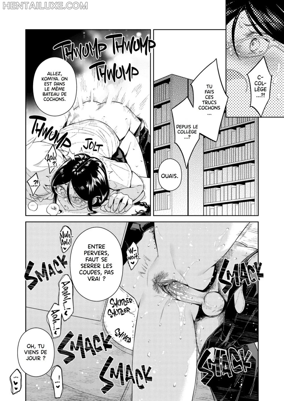 [2JIMUSUBI (Ohno Kanae)] Toshoshitsu no Kedamono-tachi | Betes de Bibliotheque [French] {hentailuxe.com} [Decensored] [Digital] - Page 21