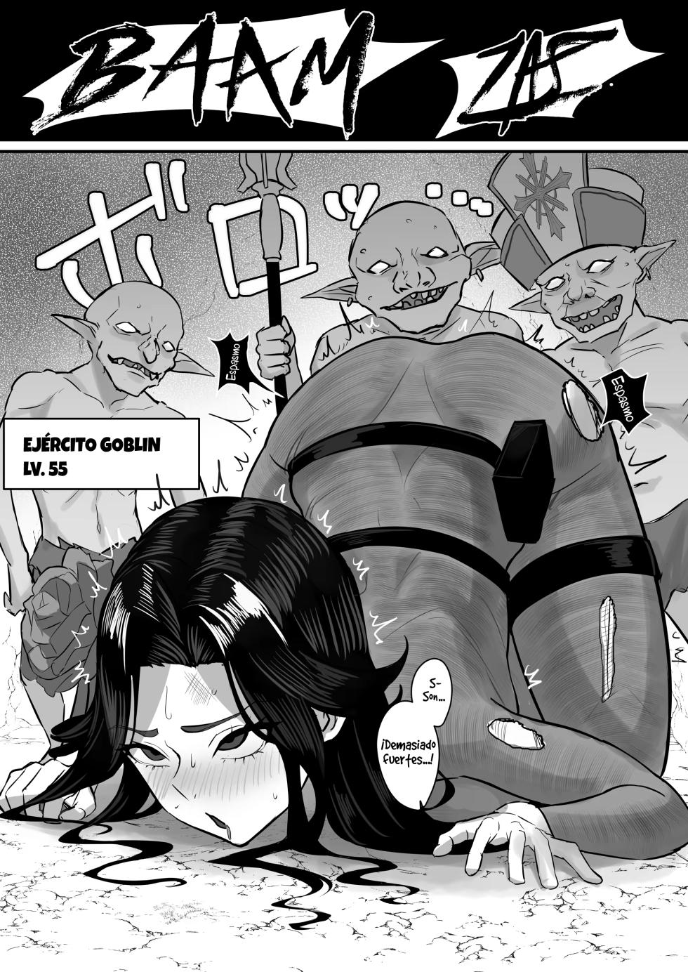 [Mainichi Angel] Onna sōryo haiboku ~ Me◯den ga goburin ni ryō◯sareru hanashi ~| Sacerdotisa derrotada. ~ La historia en la que M◯iden es ult◯jada por goblins~ [Spanish] [ToniRapsody] [Digital] - Page 3