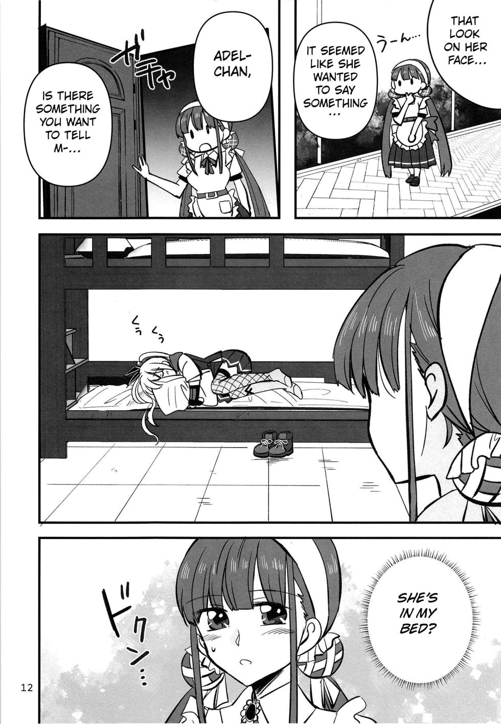 [Gyokusaijima (Sanpatisiki)] Shinobanu Ninja wa Yu ni Tsukaru (Heaven Burns Red) [Digital] [English] [Kuraudo] - Page 11