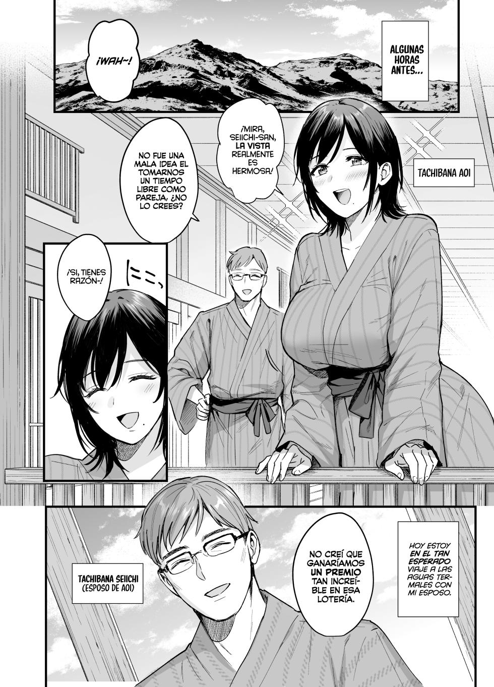 [AMAM (Ame Arare)] Mesunoyado ~Tsuma wa Midare Kegasareru~ | Posada para Putas ~Esposa Siendo Profanada y Quebrantada~ [Spanish] [EromegameTT y Hakuyoku no Translation] [Decensored] [Digital] - Page 4