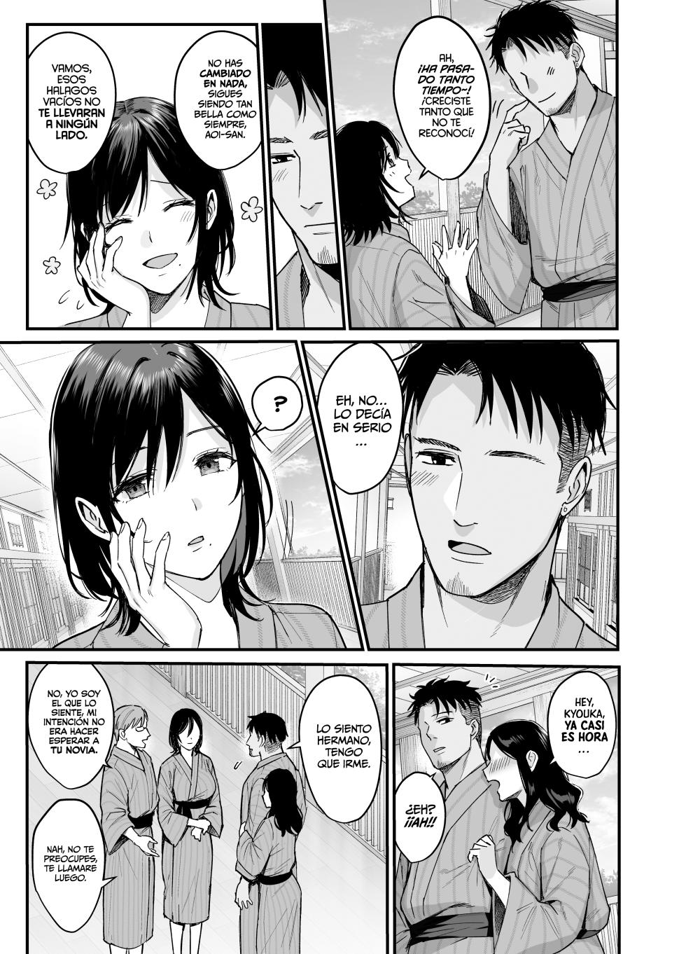 [AMAM (Ame Arare)] Mesunoyado ~Tsuma wa Midare Kegasareru~ | Posada para Putas ~Esposa Siendo Profanada y Quebrantada~ [Spanish] [EromegameTT y Hakuyoku no Translation] [Decensored] [Digital] - Page 7