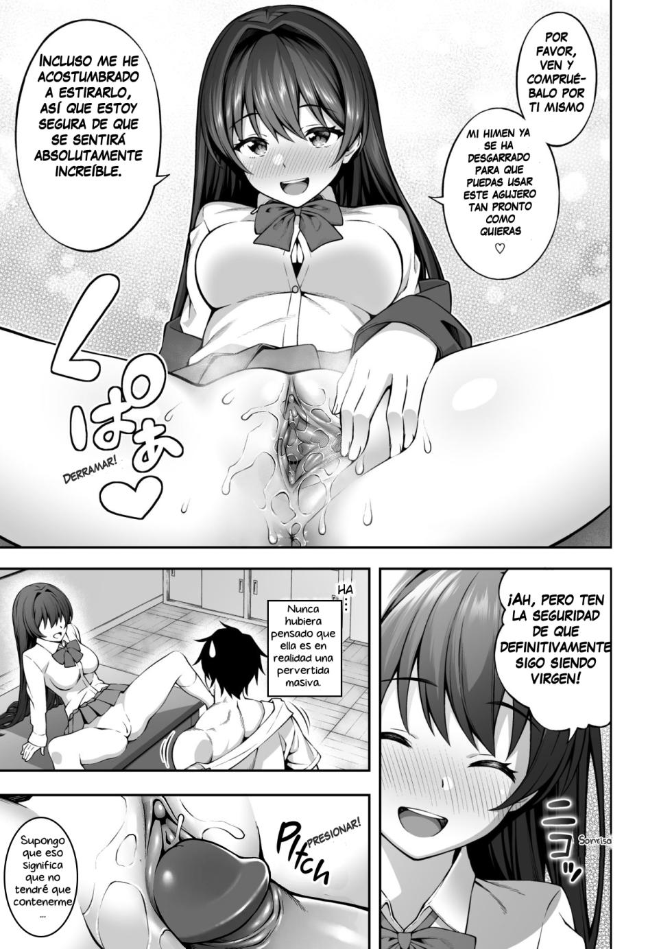 [Doushoku (Inagita)] Saiminjutsu de Majime na Seitokaichou o Te ni Ireta Ore [Spanish] [Magon] [Decensored] [Digital] - Page 12