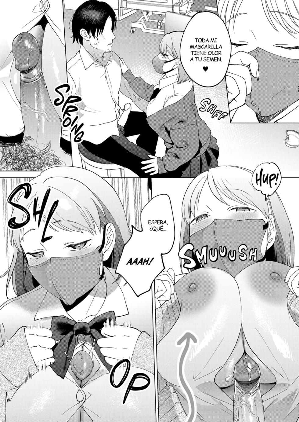 [Manmaya (Same Manma)] Jinsei Shuuryou 5-byou Mae Nazo JK ni Kuwareru [Spanish] [Kejotan] [Decensored] [Digital] - Page 14