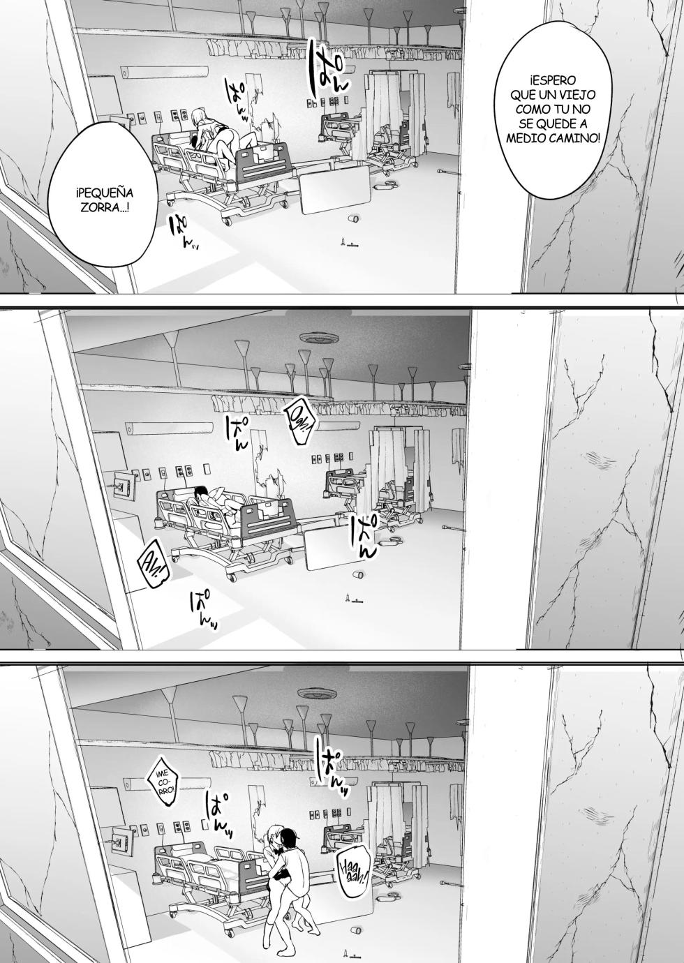 [Manmaya (Same Manma)] Jinsei Shuuryou 5-byou Mae Nazo JK ni Kuwareru [Spanish] [Kejotan] [Decensored] [Digital] - Page 33