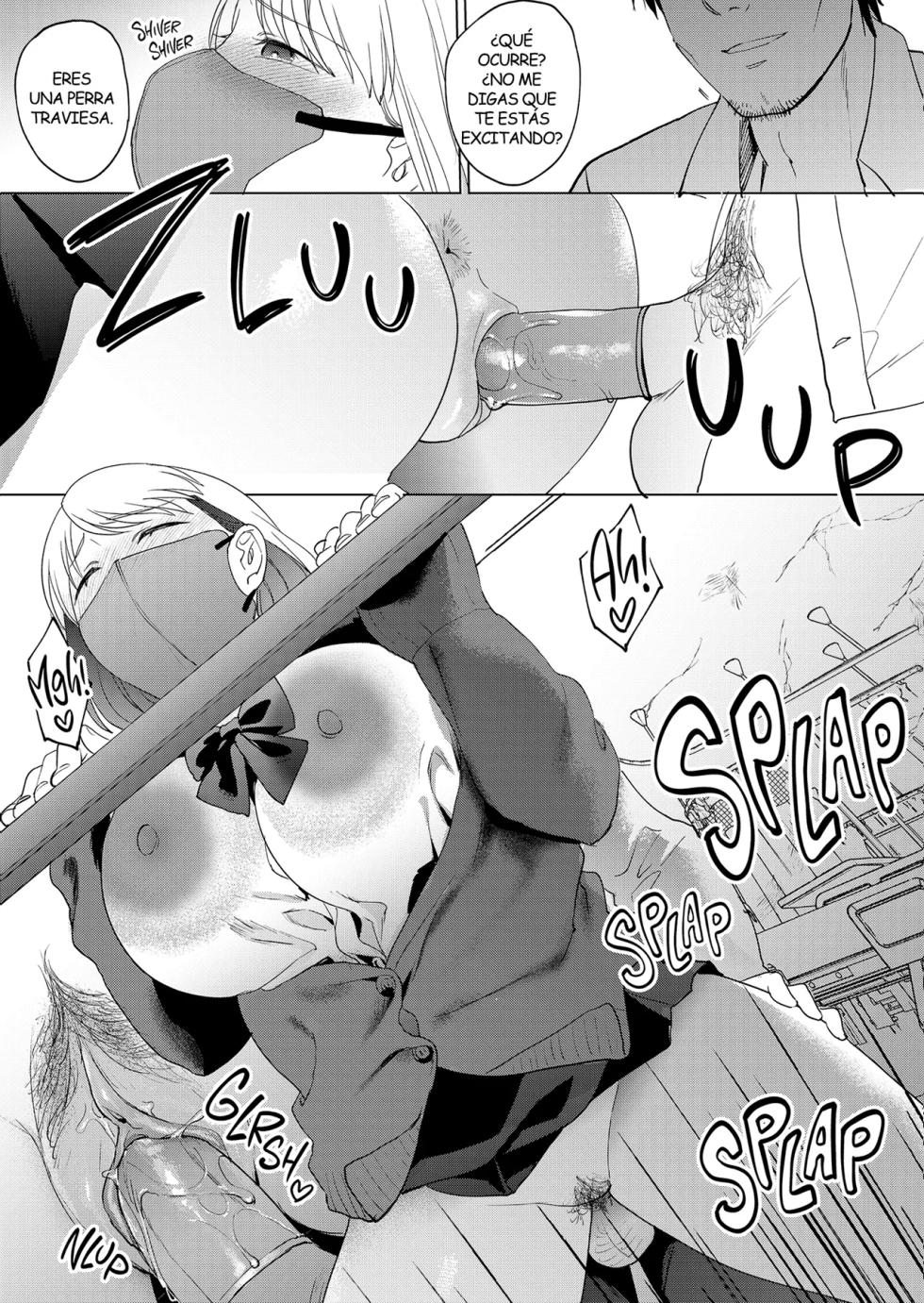 [Manmaya (Same Manma)] Jinsei Shuuryou 5-byou Mae Nazo JK ni Kuwareru [Spanish] [Kejotan] [Decensored] [Digital] - Page 36
