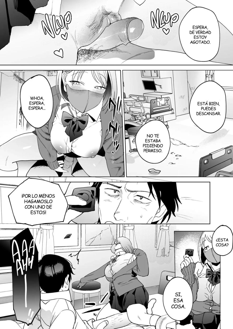 [Manmaya (Same Manma)] Jinsei Shuuryou 5-byou Mae Nazo JK ni Kuwareru [Spanish] [Kejotan] [Decensored] [Digital] - Page 39