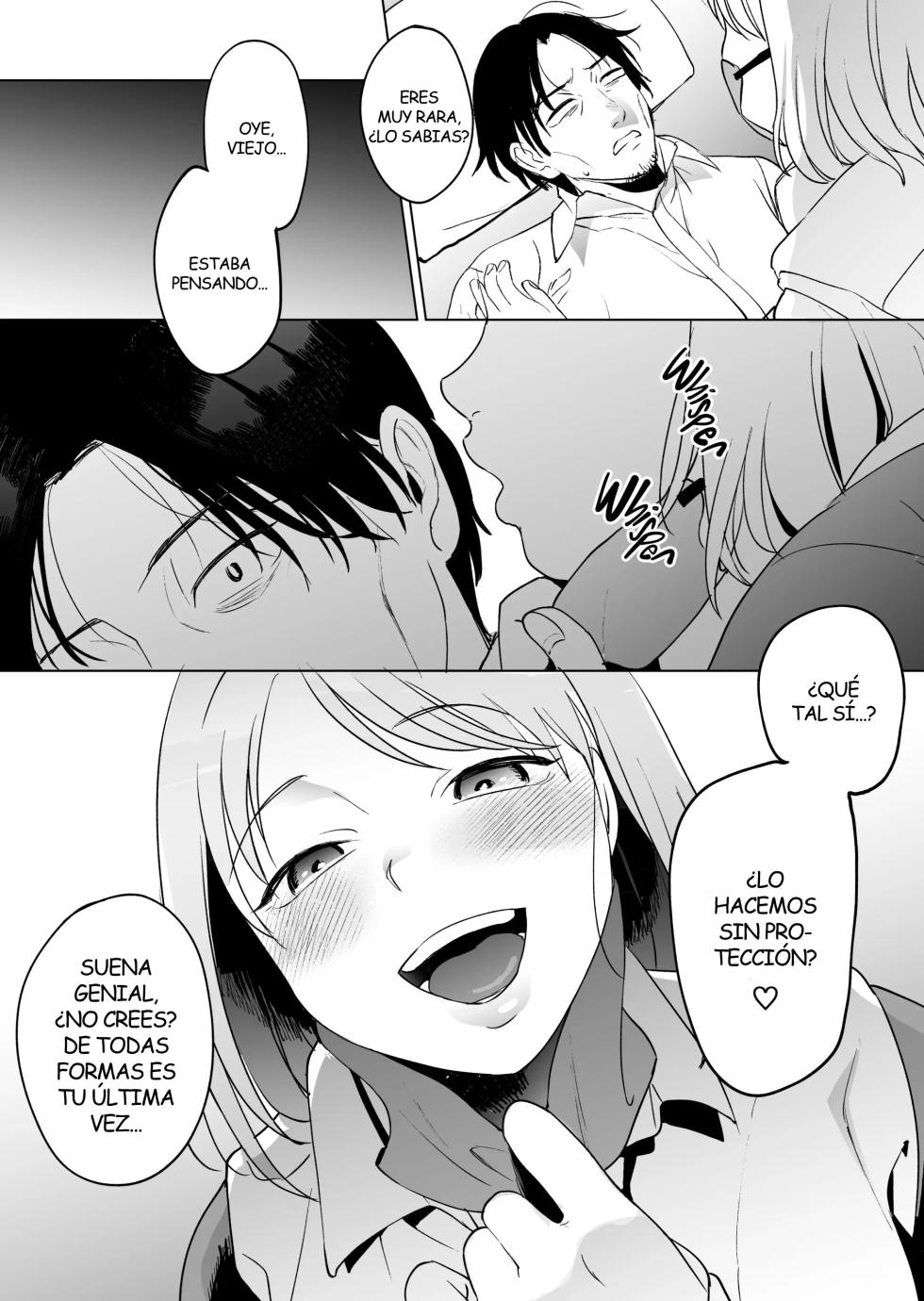 [Manmaya (Same Manma)] Jinsei Shuuryou 5-byou Mae Nazo JK ni Kuwareru [Spanish] [Kejotan] [Decensored] [Digital] - Page 40