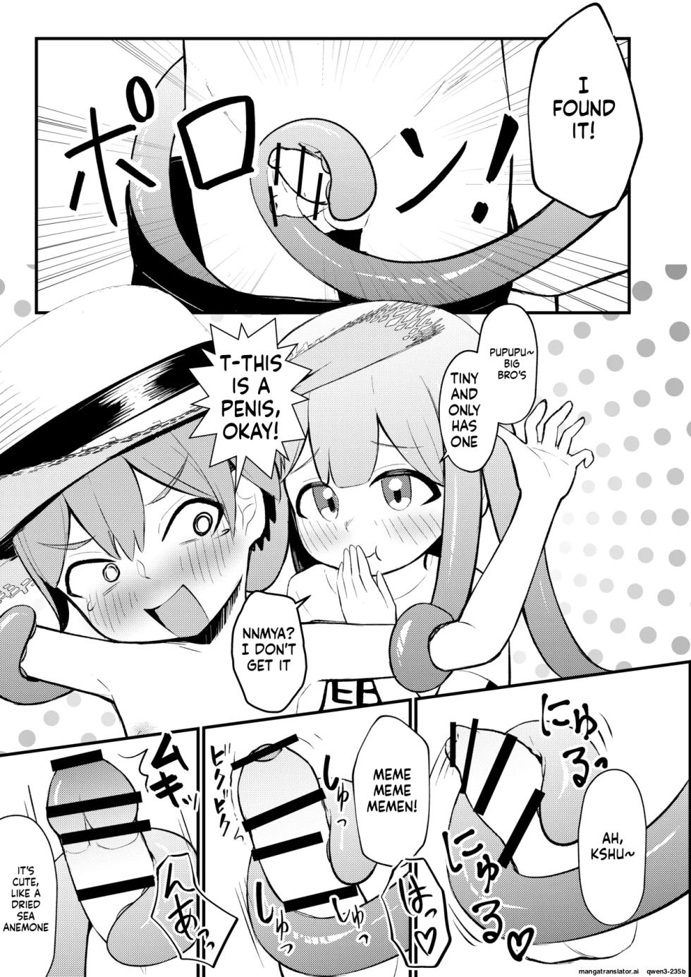 [Chirimen Naoyuki (Naoyuki)] Takokko Menme-chan! ~Shokushu Musume ni Shibori Torarechau Hanashi [English] [SCANMTL] [Digital] - Page 10