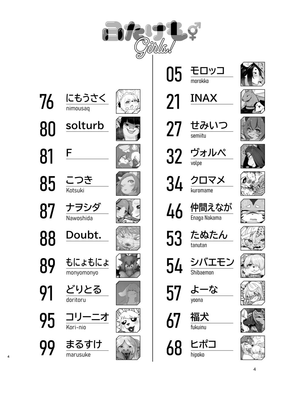 [Jojoujozojo (Various)] Futakemo Girls! [差不多行了AI翻译] - Page 4