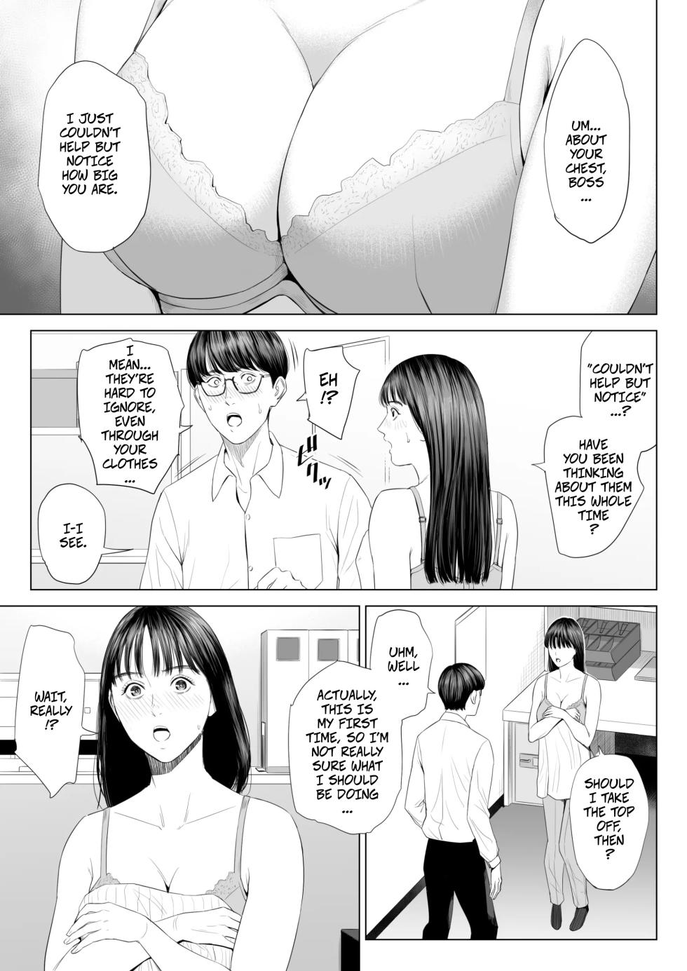 [Tamagou] The Boss Has Big Breasts And Is A Bit of A Masochist, Right? 1 -- Tenchou tte, Kyonyuu de Chotto M desu yo ne? - Page 24