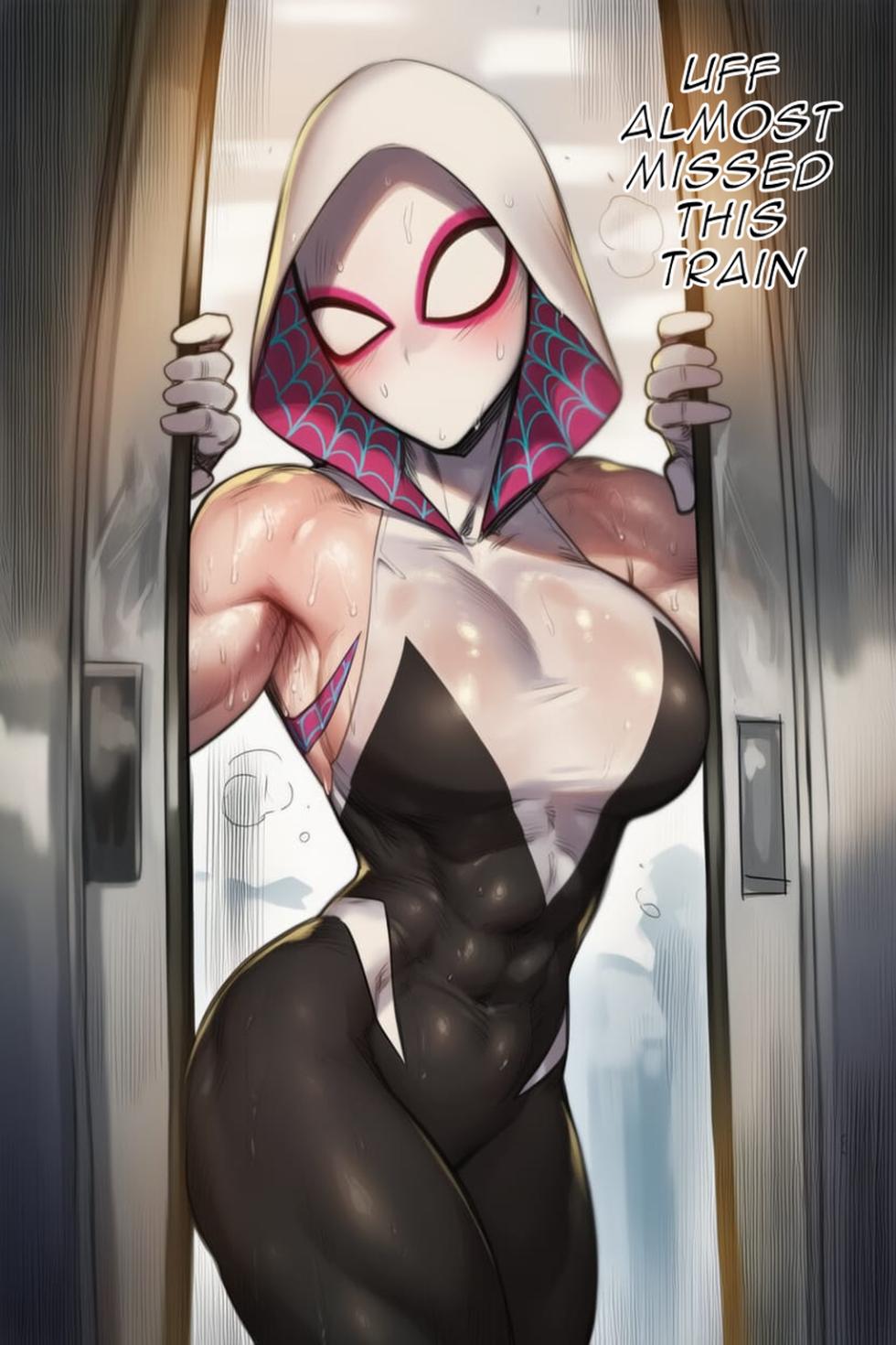 Webs Of Humiliation (Ai Generated)  [spidergwen. spiderman] - Page 1