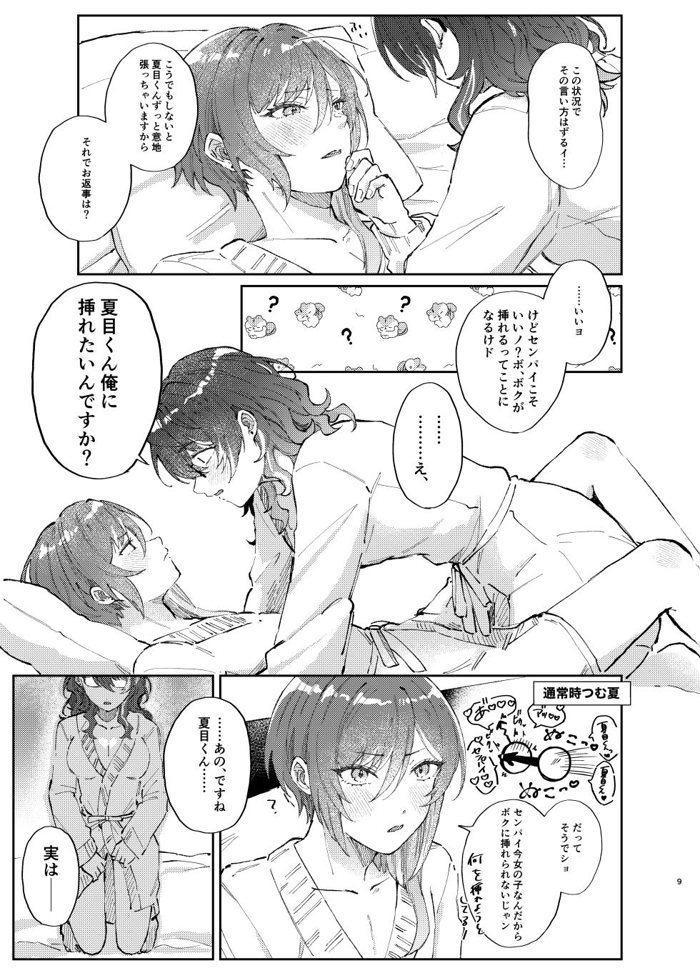 [Hoshikuzu Yuuran Hikou (Hanacha)] Kenmei: Boku no Nii-san ga Nyotaika Shiteita Ken ni Tsuite (Ensemble Stars!) [Digital] - Page 8
