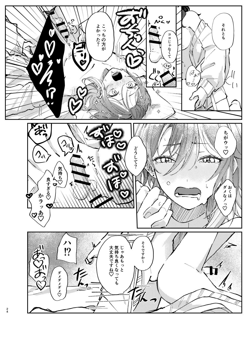 [Hoshikuzu Yuuran Hikou (Hanacha)] Kenmei: Boku no Nii-san ga Nyotaika Shiteita Ken ni Tsuite (Ensemble Stars!) [Digital] - Page 23