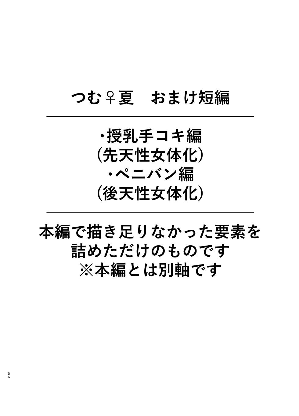 [Hoshikuzu Yuuran Hikou (Hanacha)] Kenmei: Boku no Nii-san ga Nyotaika Shiteita Ken ni Tsuite (Ensemble Stars!) [Digital] - Page 35