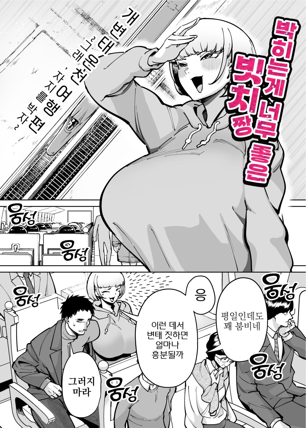 [Takashima] Hamerare Daisuki Bitch-chan Sukebe Onsen Ryokou Hen ~Souda Chinpo o Hameyou~ | 박히는 게 너무 좋은 빗치 짱 개변태 온천 여행 편 ~그래, 자지를 박자~ [Korean] - Page 3