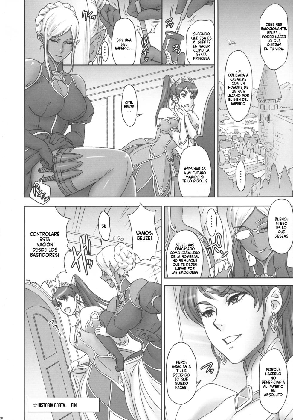 (COMIC1☆10) [Niku Ringo (Kakugari Kyoudai)] NIPPON DIRTY NOTE 02 [Spanish] [P7Neko] - Page 8