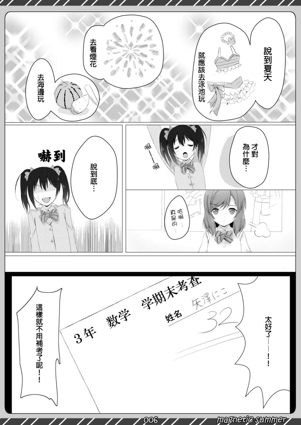 [Maho-Shinsengumi (Kouzuki Ichika)] magnetic summer (Love Live!) [Chinese] [Digital] - Page 5