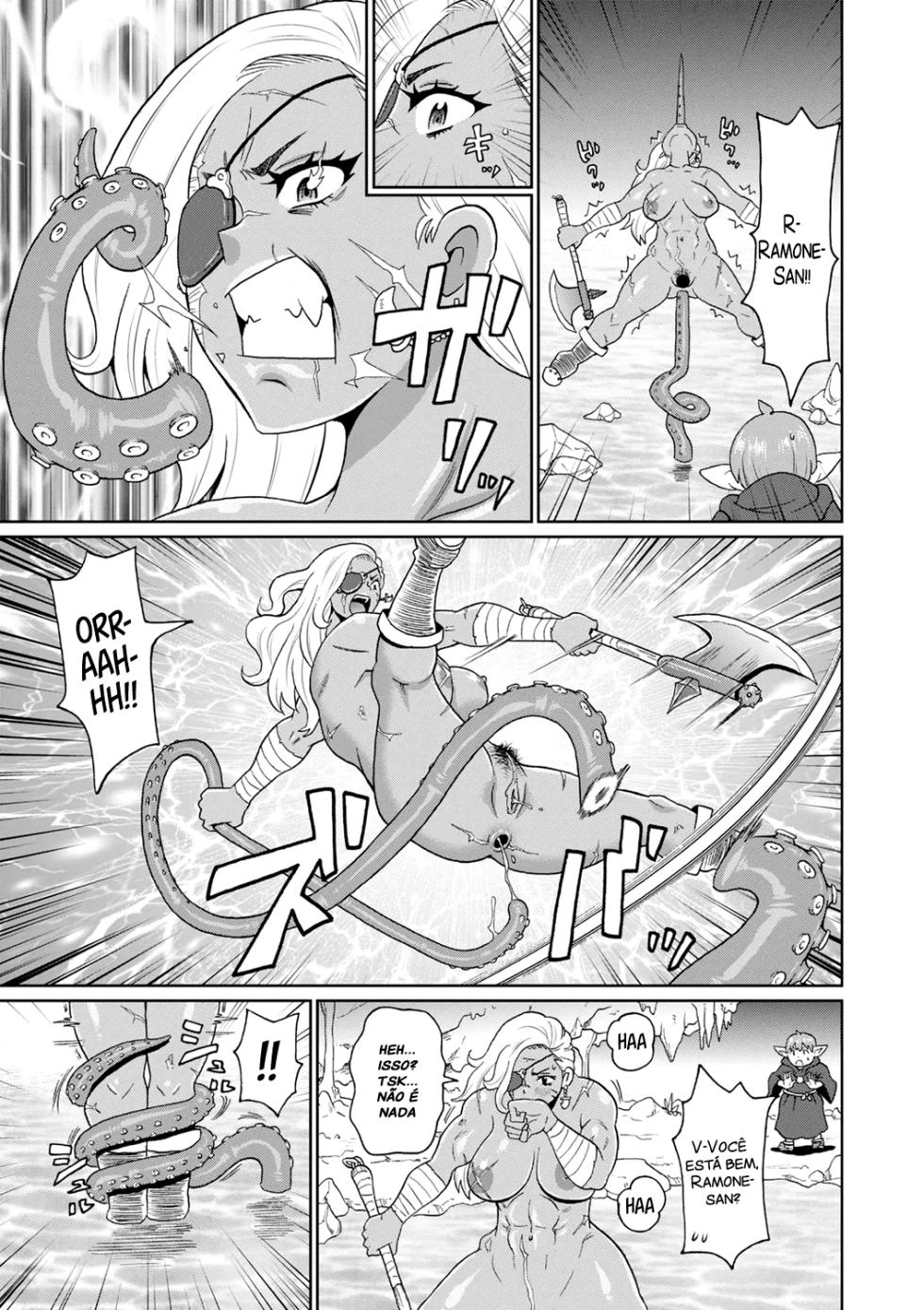 [John K. Pe-ta] Rekisen no Onna Senshi to Boku no Tabi Ch. 5 | Uma veterana guerreira e minha jornada 5 (Zenryoku Ana Musume) [Portuguese-BR] [Harenchi no Fansub] [Decensored] [Digital] - Page 13
