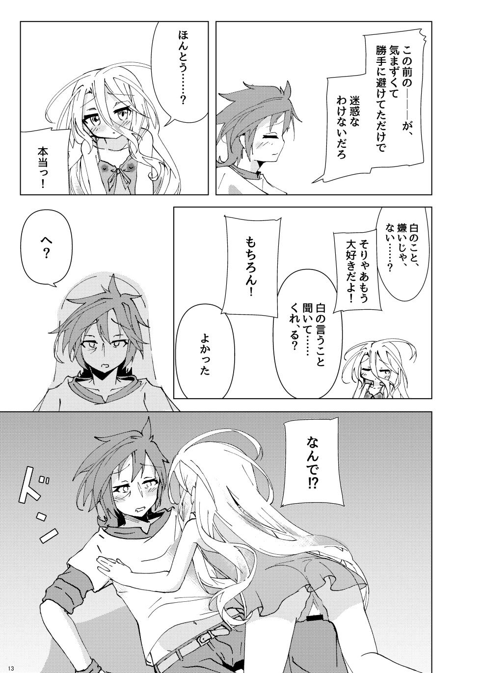 [Taiyou no Kemo Goya (Kemo Taiyou)] "Kuuhaku Sex" sono 2 (No Game, No Life) [Digital] - Page 12