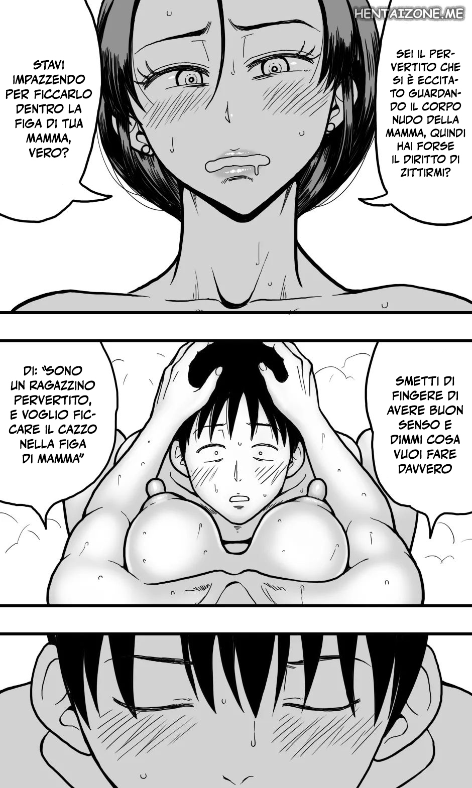 [Polbockle] Kaa-san no Nude Model o Shite Itara, Kaa-san no Panchira Mite Bokki Shite Shimai, Soshite...... | Nudo Artistico [Italian] - Page 35