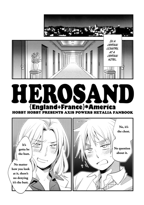 [HOBBY HOBBY (Iwaki Soyogo)] HERO SAND (Hetalia Axis Powers) [English] - Page 4