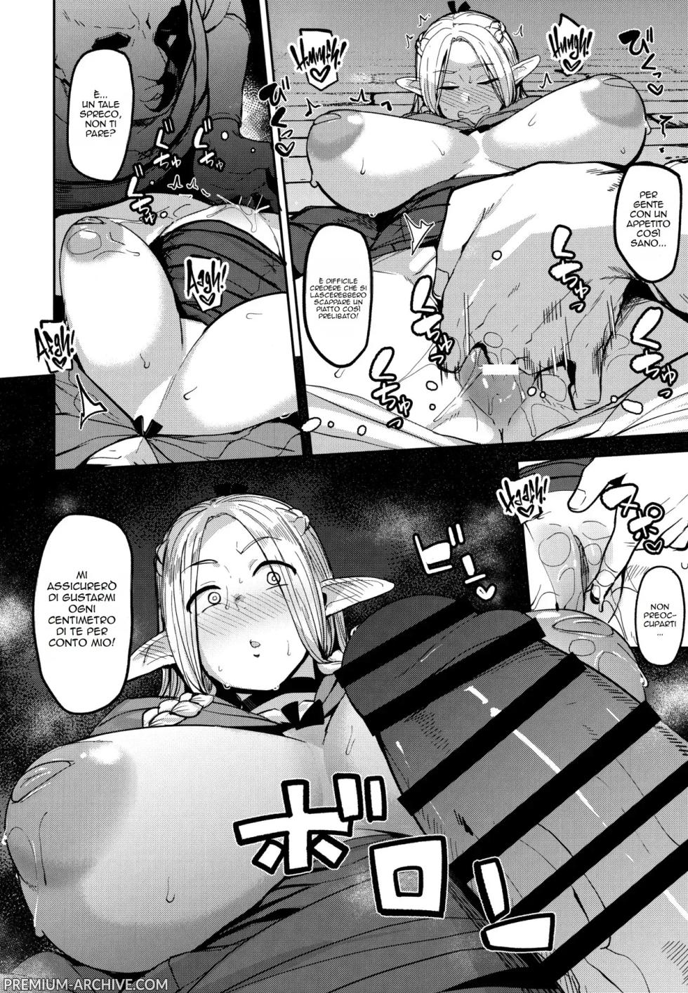 (C106) [North70 (Nanao Yukiji)] Chin Ochi Donkusa Elf | Elfo Idiota , Inculata e Scopata a Dovere (Dungeon Meshi) [Italian] - Page 13