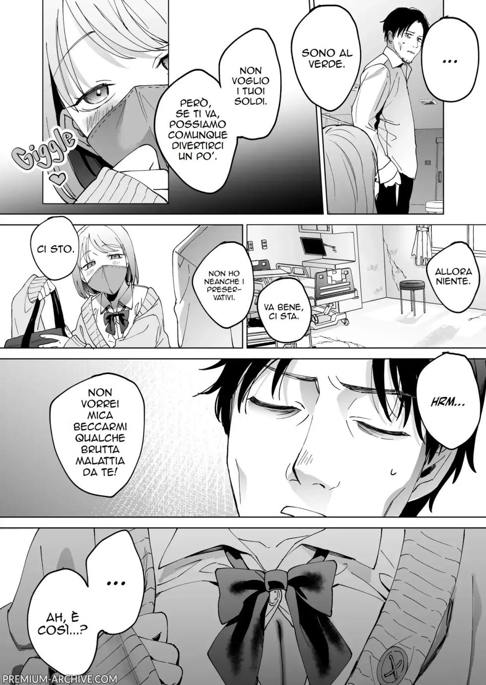 [Manmaya (Same Manma)] Jinsei Shuuryou 5-byou Mae Nazo JK ni Kuwareru | Divorato da una Misteriosa Liceale 5 Secondi Prima di Dire Addio alla mia Vita [Italian] [Digital] - Page 5