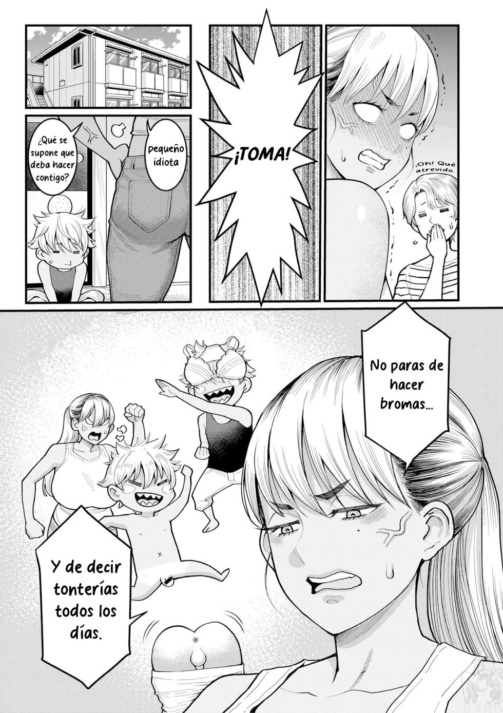 ¡Castigo infernal! La estricta "educación" del hijo travieso a manos de una mamá exdelincuente, sádica y muy velluda. - Page 4