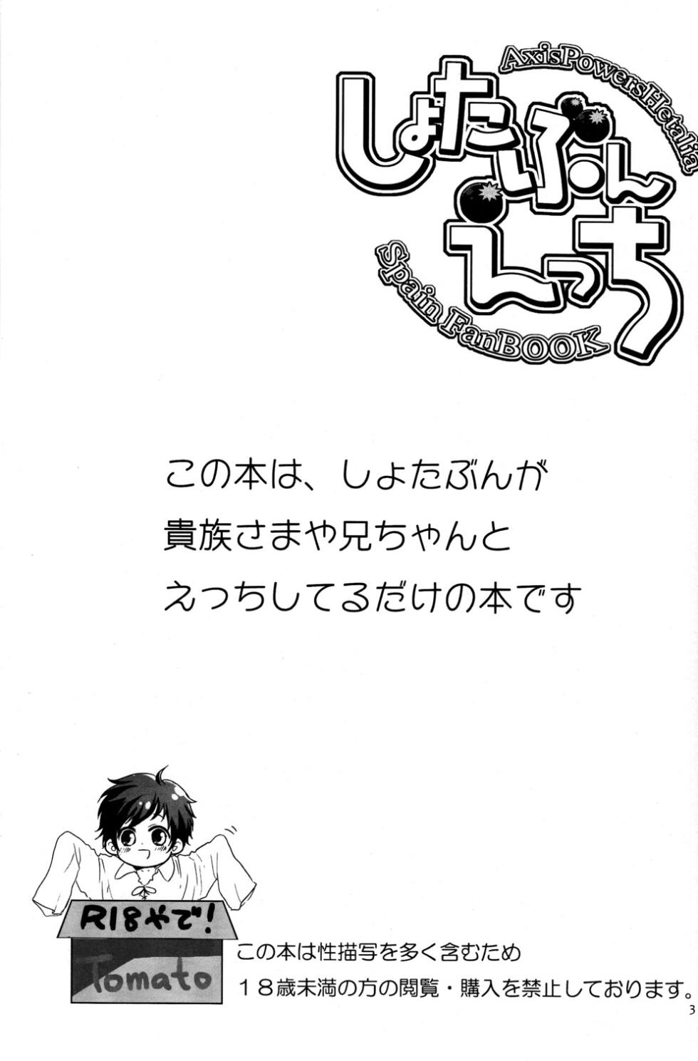 [29Jill, nmtk (Niku Jill, Toya Mayu)] Shota Bun Ecchi (Hetalia Axis Powers) - Page 3