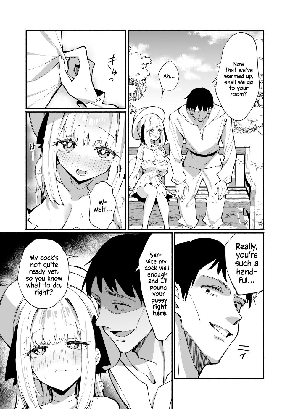 [Unahouse (Unacchi)] Ojou-sama Kanzen Haiboku. 2 ~Otoko-tachi no Akogareno Kizoku Musume ga, Itsu demo Kainushi Chinpo o Ukeireru You ni naru made~ | Noble Lady's Total Defeat 2 ~ The object of men's desires, a noblewoman learns to accept her master's cock, anywhere, anytime. [English] [Digital] - Page 16