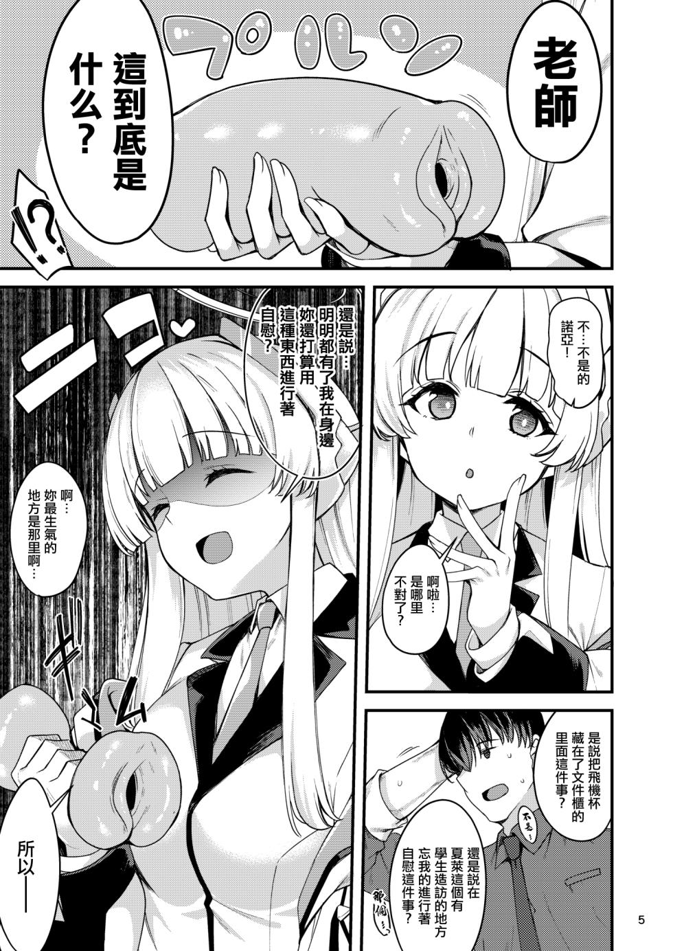 [Ryuukakusan Nodoame (Gokubuto Mayuge)] Sensei. Kochira de Kimochi Yoku Shite Sashiagemasu ne? | 老師。我用這邊來讓您舒服吧？ (Blue Archive) [Chinese] [Digital] - Page 3