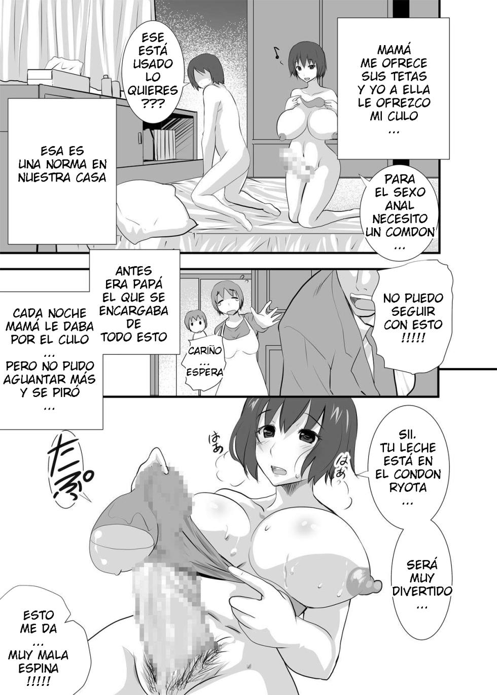 TAM (PH) - Futanari Kaa-san (Musuko ni Shigo Kare nagara Iku no ga Suki) ESP - Page 8