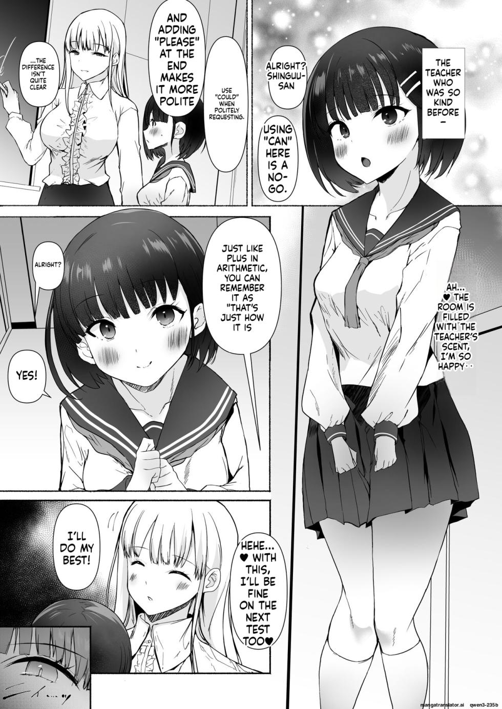 [Kansen Shoujo (Noto Kurumi)] Akogareta Sensei ga Jingai Jyosei datta Ueni Osoware Dorodoro Les Ochi Koubi shita Kekka Haramasaremashita... [English] [SCANMTL] [Digital] - Page 3