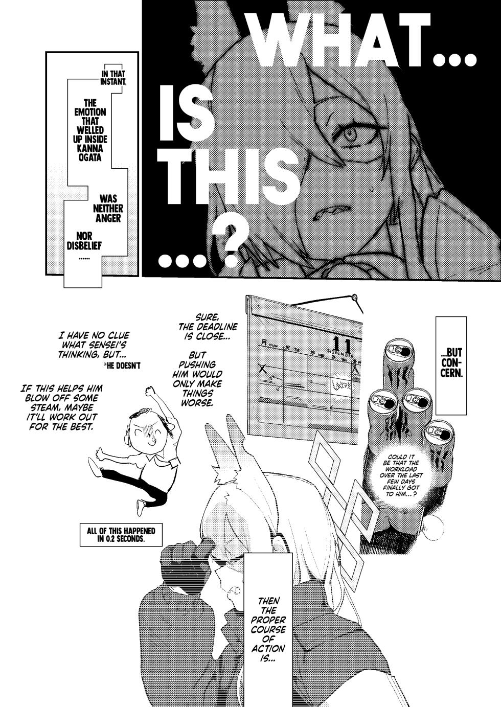[Muchimuchitei (Hakujitsu Mamire)] Sensei, Saimin ga Kiitemasen!! | Sensei, The Hypnosis Isn't Working!! (Blue Archive) [English] [NudeSalad] [Digital] - Page 3