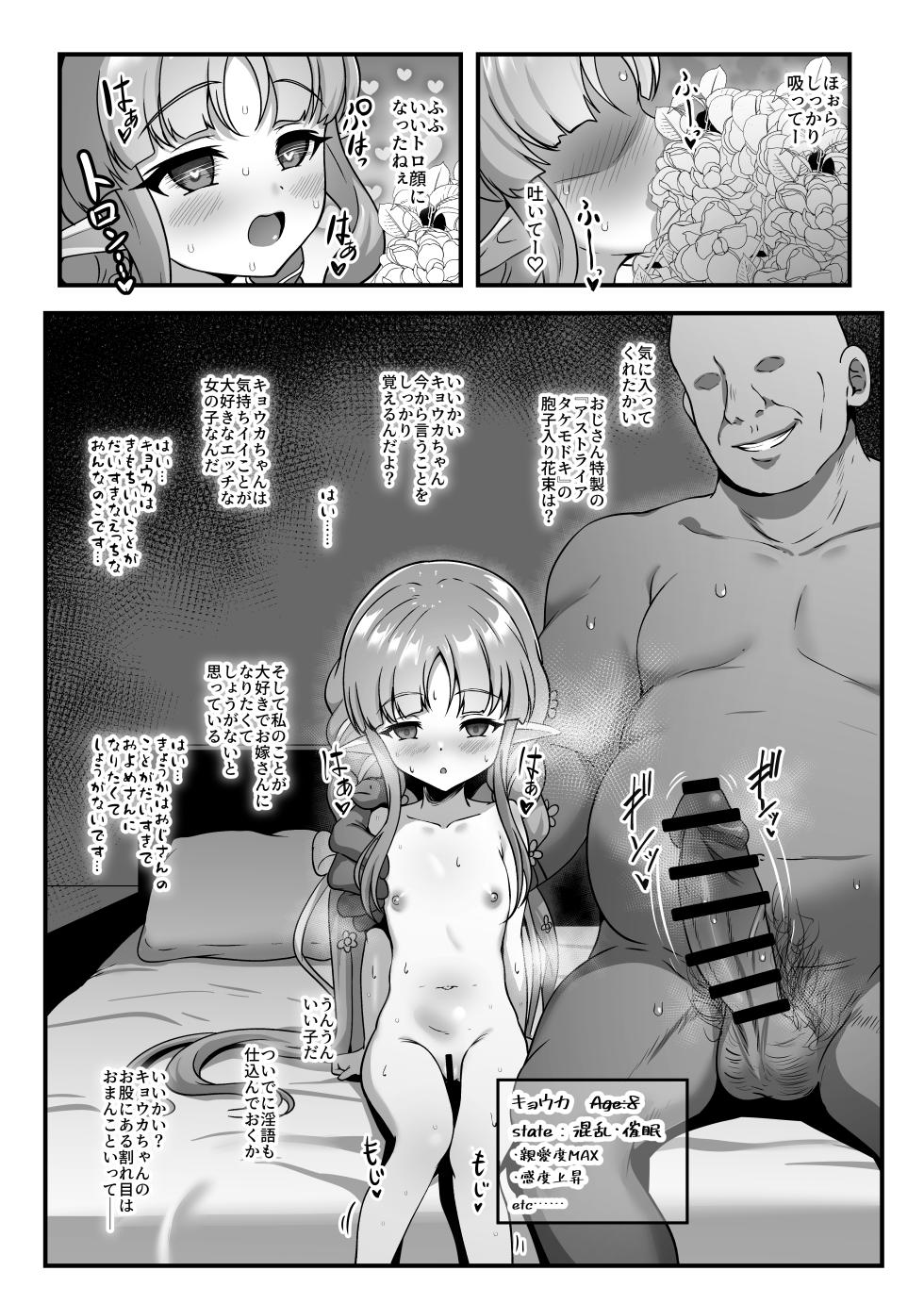 [ユメジダケ] 催○をかけられたキョウカちゃんがおじさんのお嫁さんにされちゃう話 (プリンセスコネクト!Re:Dive) - Page 2