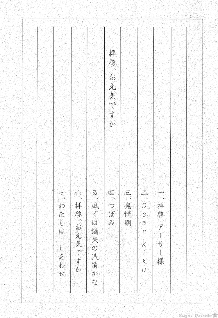 [Claudia (Takano Yumi)] Haikei, Ogenki Desuka (Hetalia Axis Powers) [English] - Page 2