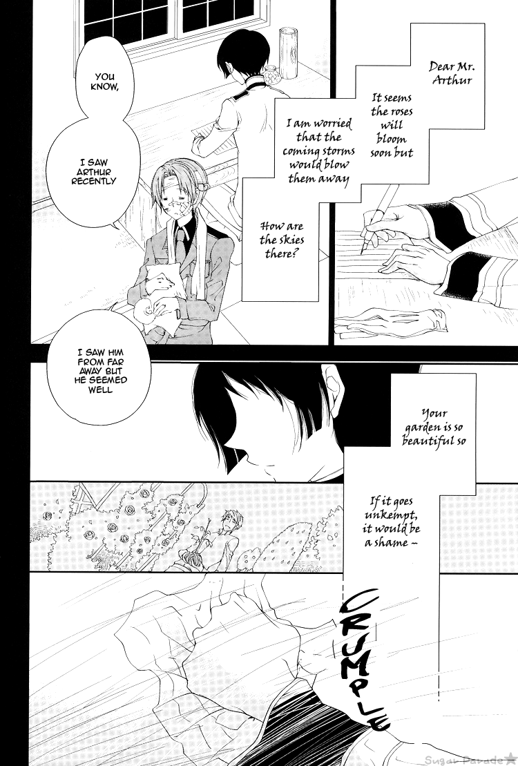 [Claudia (Takano Yumi)] Haikei, Ogenki Desuka (Hetalia Axis Powers) [English] - Page 19