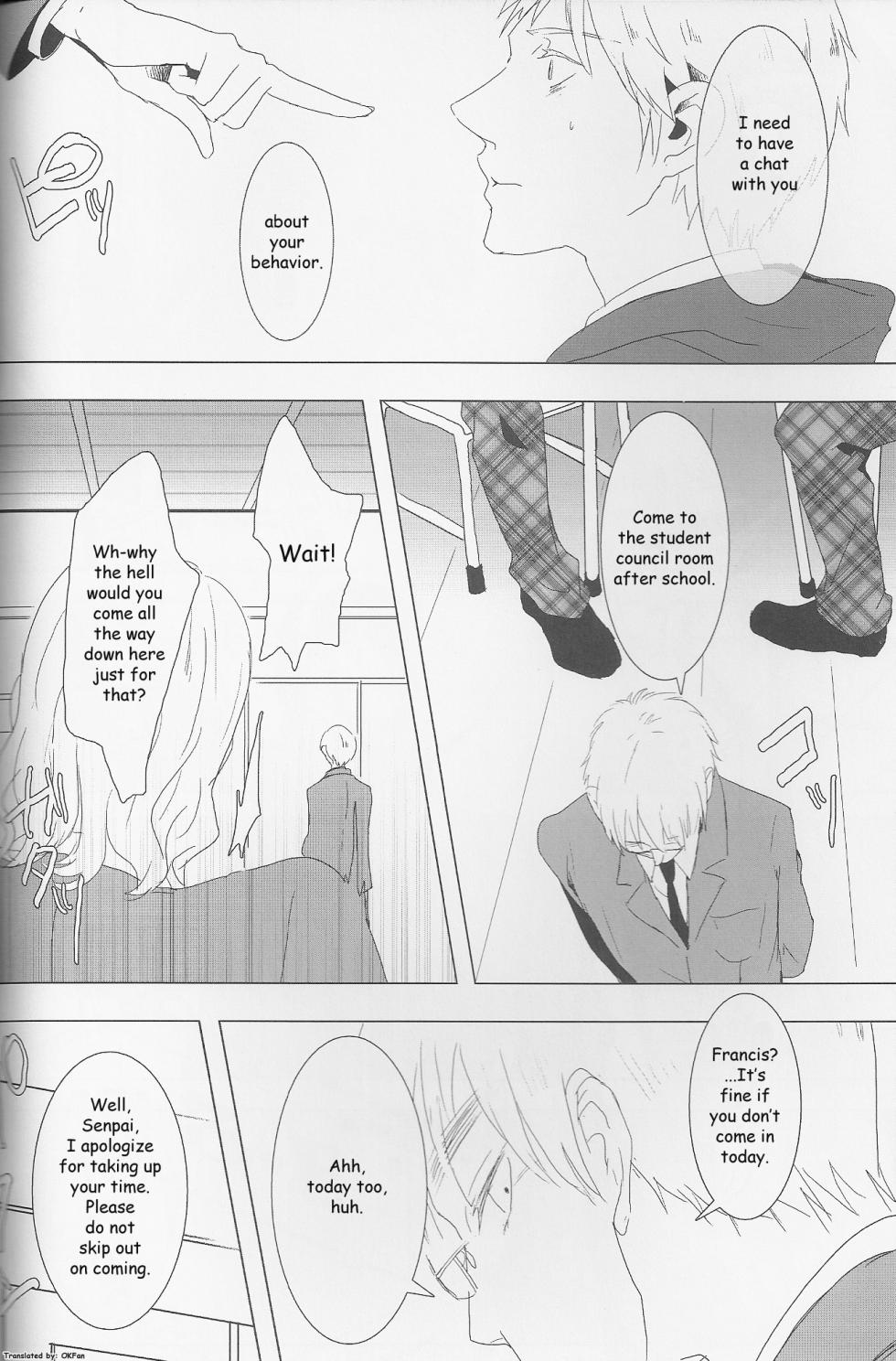 [albino (Chino)] Birdcage Zenpen (Hetalia Axis Powers) [English] - Page 9
