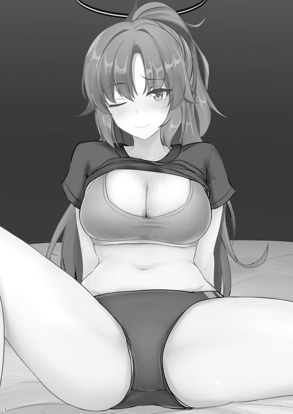 [Hakuginmokusei (Poshi)] Hayase Yuuka de Shikoritai | 想用早濑优香来嘿咻嘿咻 (Blue Archive) [Chinese] [牛肉X茗芽汉化] [Digital] - Page 3