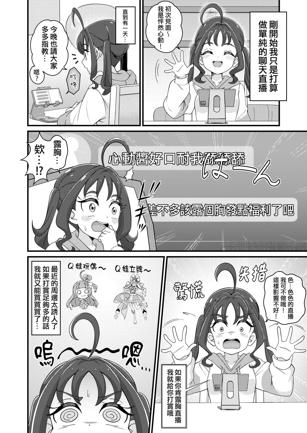 [Celerism (Serori)] Etchina Haishin Hajimemashita…♡ (Kimi to Idol PreCure) [Chinese] [種付大叔個人漢化] [Digital] - Page 6