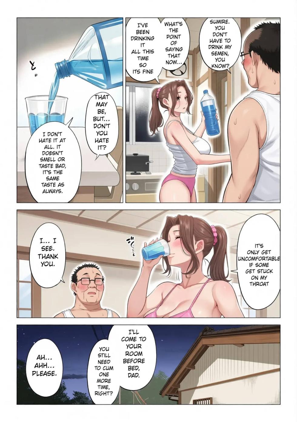 [Date Roku] Ogifu-san no Seiyoku Shori wa Watashi tachi Sanshimai no Mochi mawari | Taking the turn - The story of how us three sister took care of our step-father needs [English] (Colourized) - Page 32