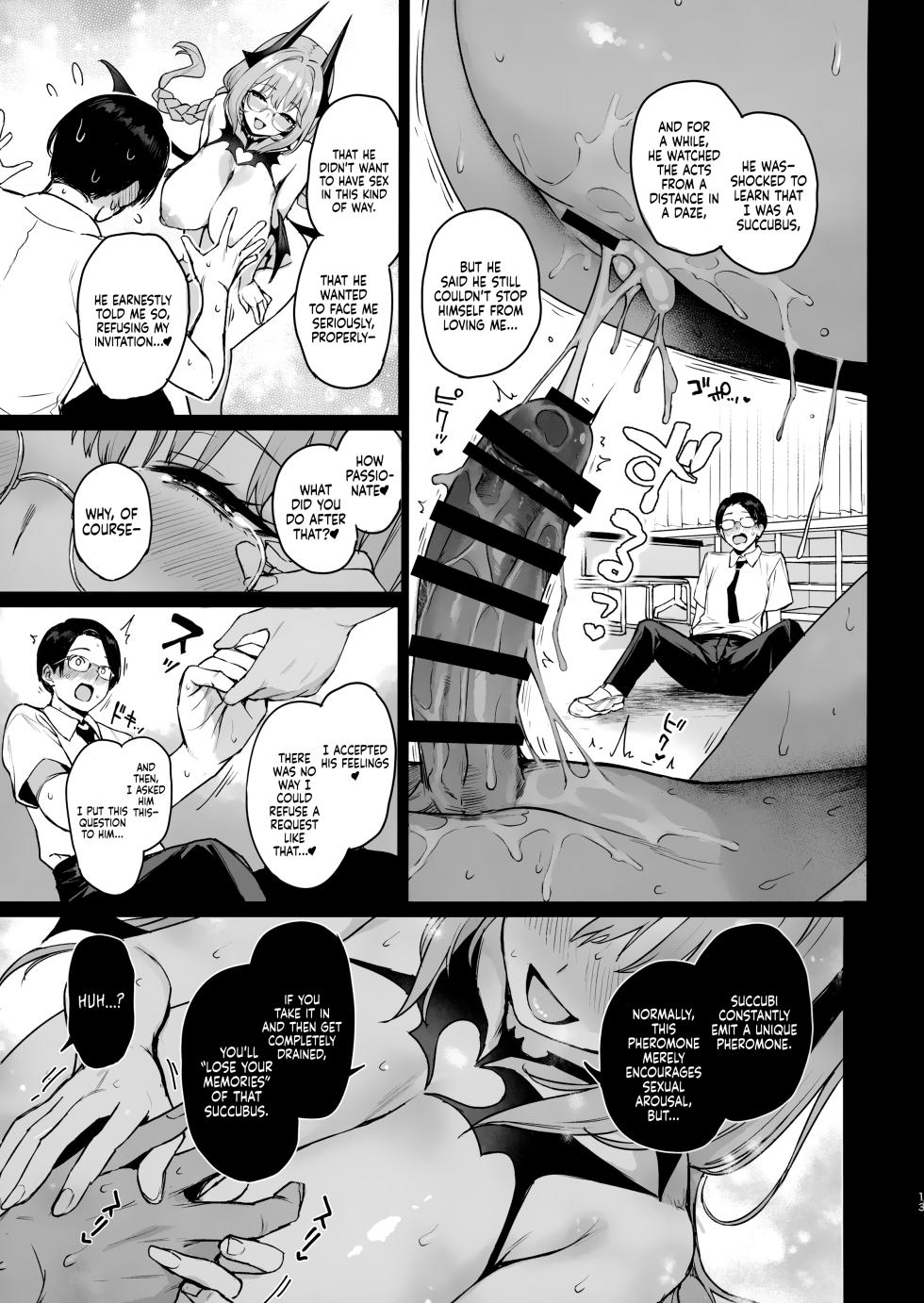 (C107) [Anmitsuyomogitei (Michiking)] Succubus Seitokai Shiko Shiko Shikkoubu 3.5 -Katsudou Kiroku- | Succubus Student Council Milking Club 3.5 -Activity Records- [English] [Rirare Translations] - Page 14