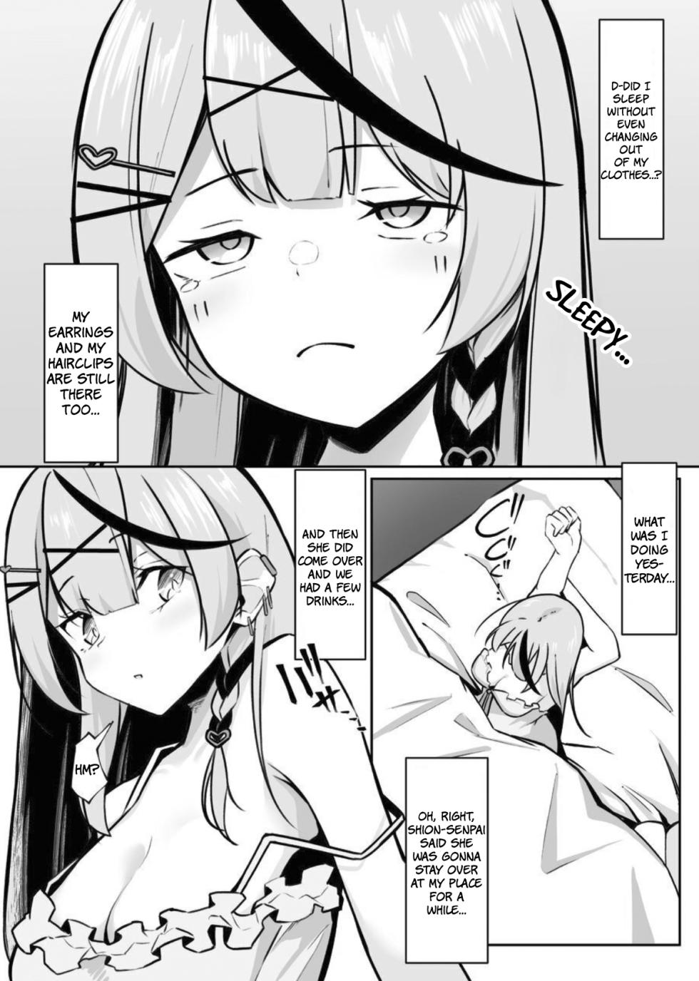 [Rarirurerowawon (Rururoriri)] Oshite Osotte Osowarete | I Did My Fave, Then She Did Me! (Murasaki Shion, Sakamata Chloe) [English] [The People With No Name] [Digital] - Page 4