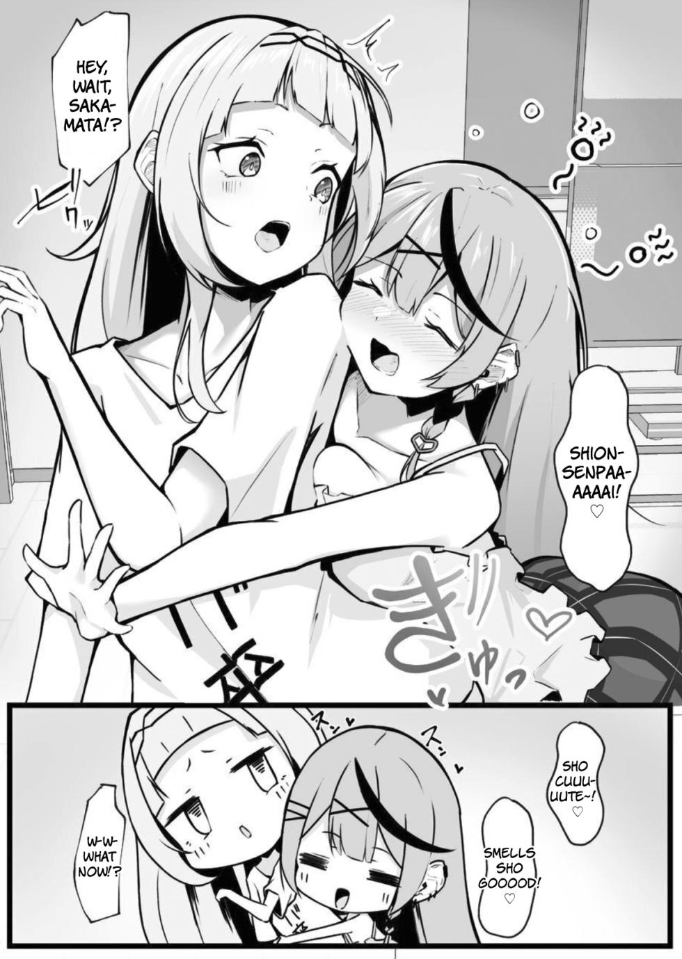[Rarirurerowawon (Rururoriri)] Oshite Osotte Osowarete | I Did My Fave, Then She Did Me! (Murasaki Shion, Sakamata Chloe) [English] [The People With No Name] [Digital] - Page 8