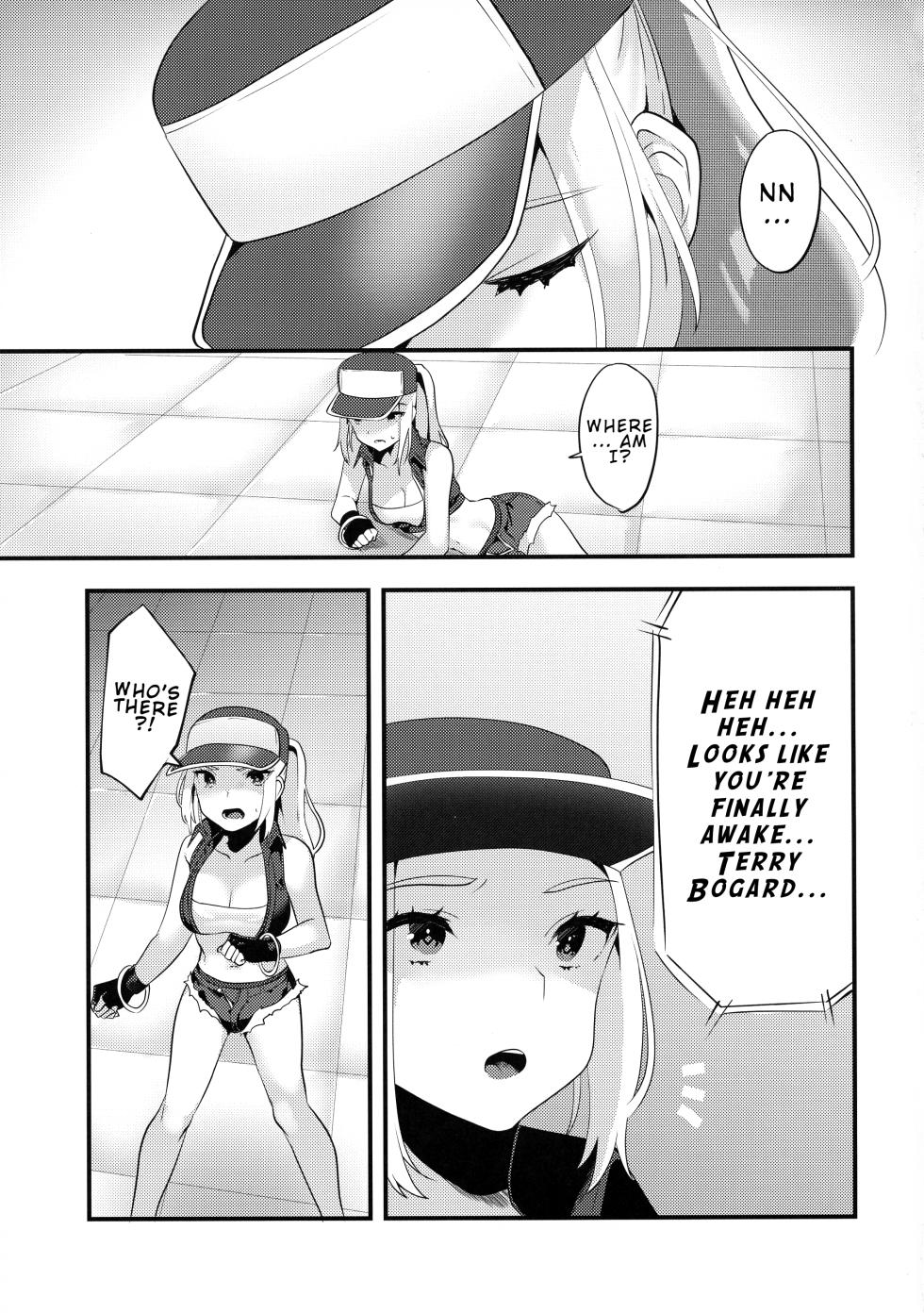 (Futaket 14.5) [Ichigoen (Sorano Suzume)] Shemale Terry Ryoujoku | Shemale Terry Violation (King of Fighters) [English] [LKK•Scans] - Page 3