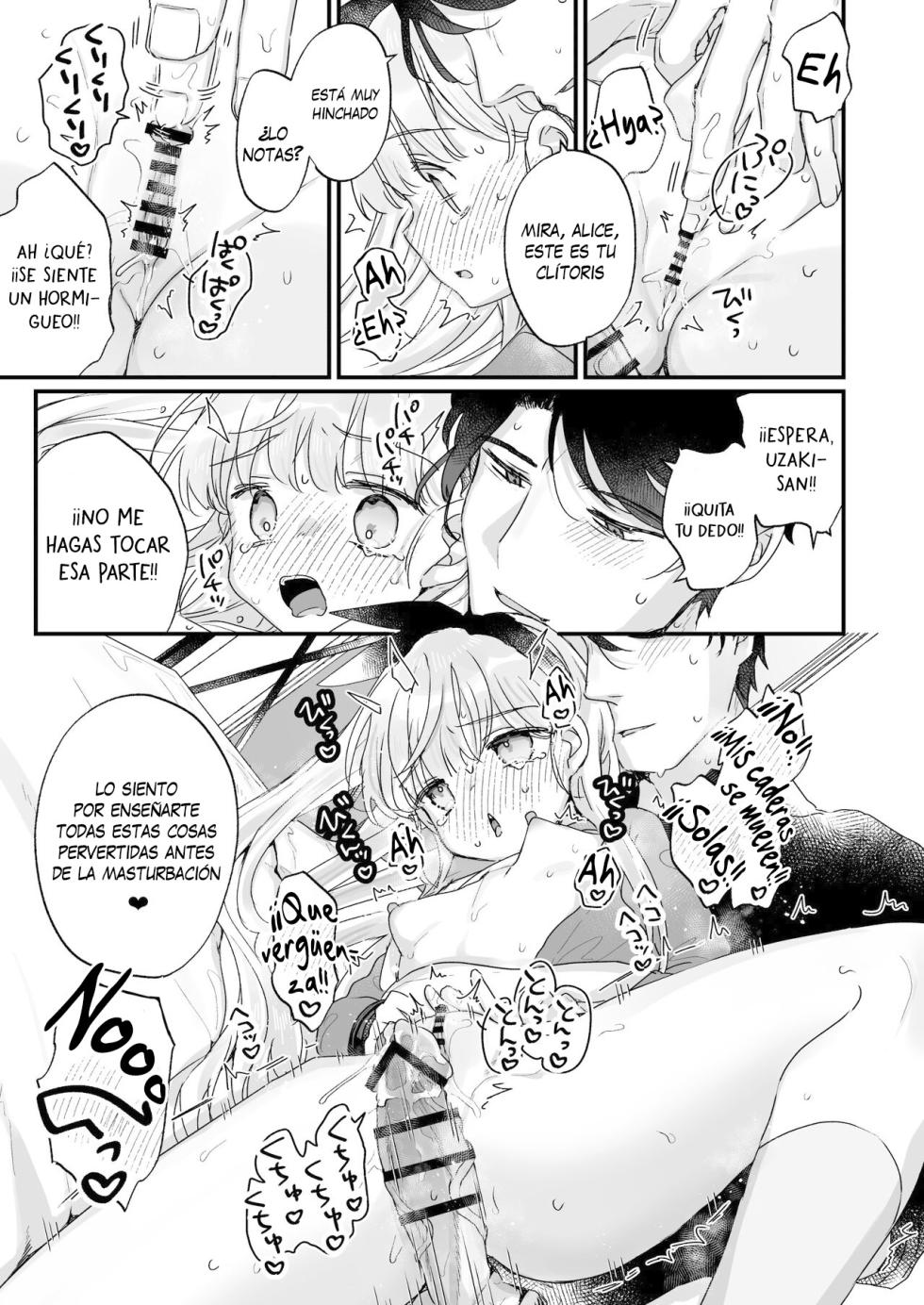 [Tenkirin (Kanroame)] Sonna Ai nara Iranai ~Arisu nanka Janai noni Tonari no Onii-san ga Arisu tte Yondekite nanka Kowai~ | No necesito ese tipo de amor ~El pervertido de al lado me llama Alice y eso me asusta~ [Spanish] [Traducciones necesarias] [Digital] - Page 38