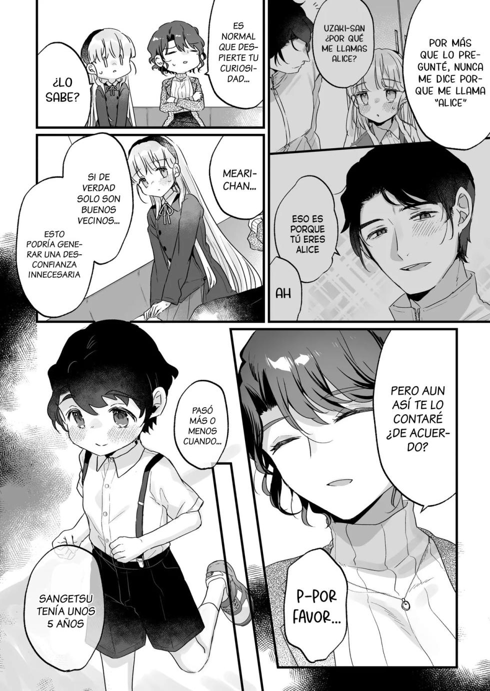 [Tenkirin (Kanroame)] Sonna Ai nara Iranai 3 ~Arisu nanka Janai noni Tonari no Onii-san ga Arisu tte Yondekite nanka Kowai~ | No necesito ese tipo de amor 3 ~El pervertido de al lado me llama Alice y eso me asusta~ [Spanish] [Traducciones necesarias] [Digital] - Page 14