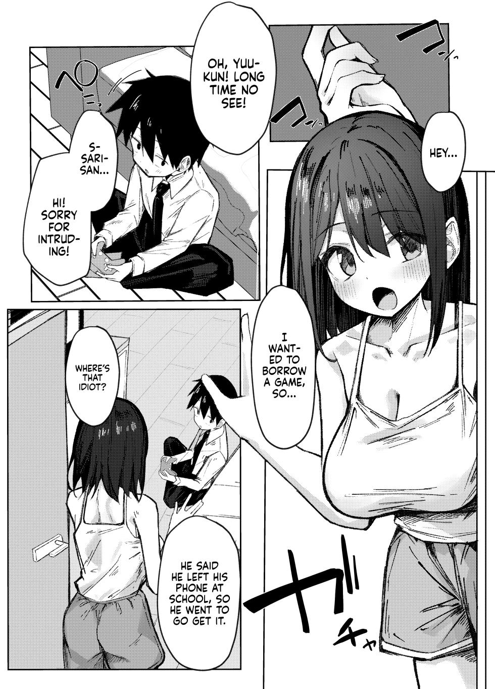 [Rarirurerowawon (Rururoriri)] Tomodachi no Onee-chan to Ecchi na Hajimete | My Friend's Big Sis Was My First [English] [gotbored] [Digital] - Page 4