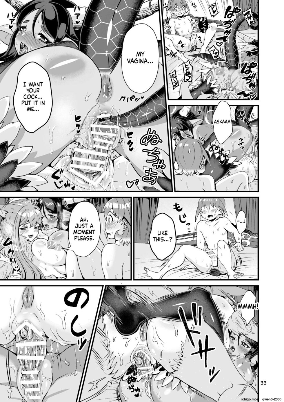 [Letitia no Ohirune (Chifuyu)] Mazoku Hime Fleur no Hatsujouki 3 [English] [SCANMTL] [Digital] - Page 32