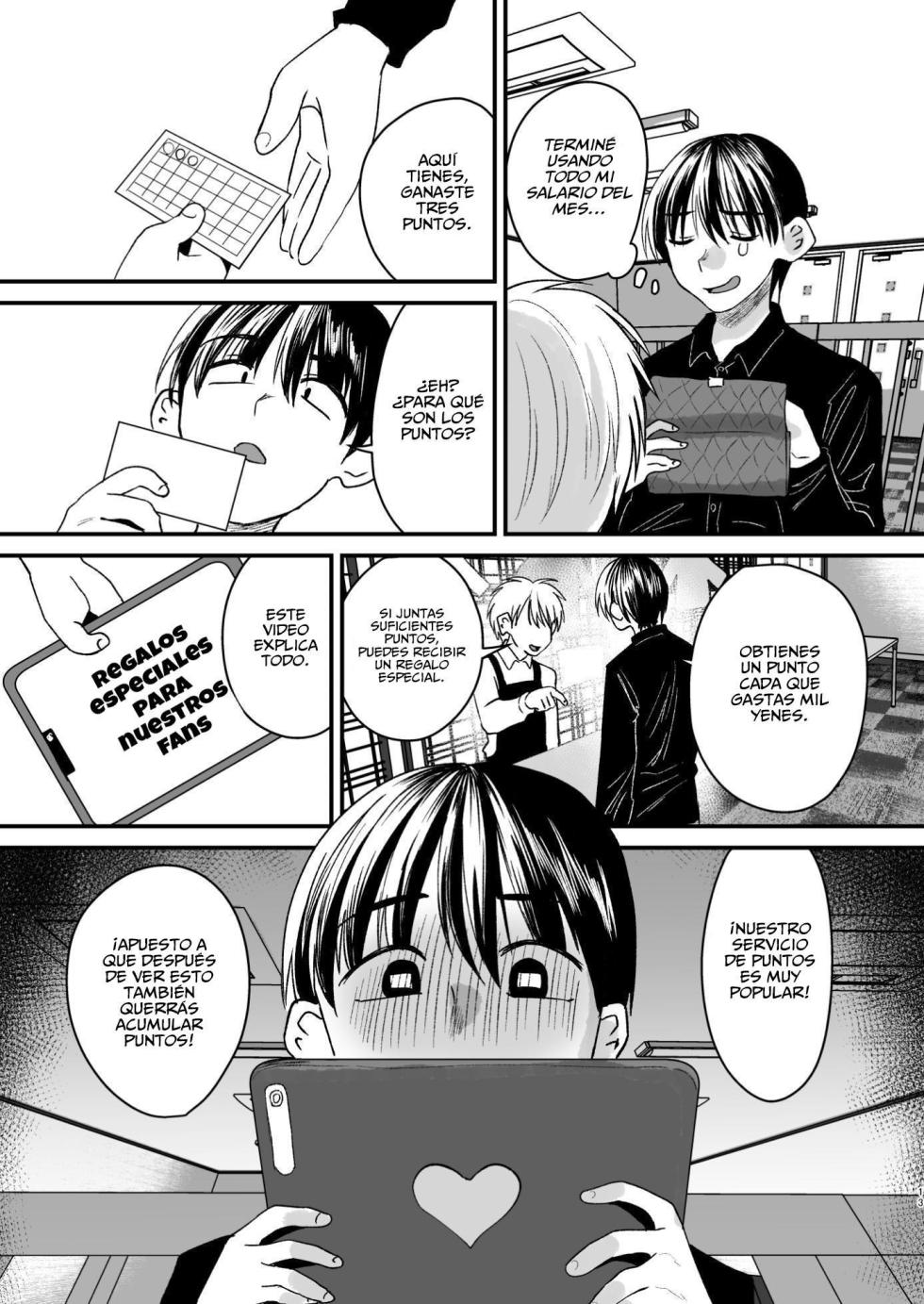 [Sister Mytory (Miginohito Mitsuru)] Maso wa Ose! ~Maso Fan Darake no Idol-sama~ | ¡Prensa de suma masoquista! ~Sr. Ido L, lleno de fans masoquistas~ [Spanish] [Digital] - Page 12